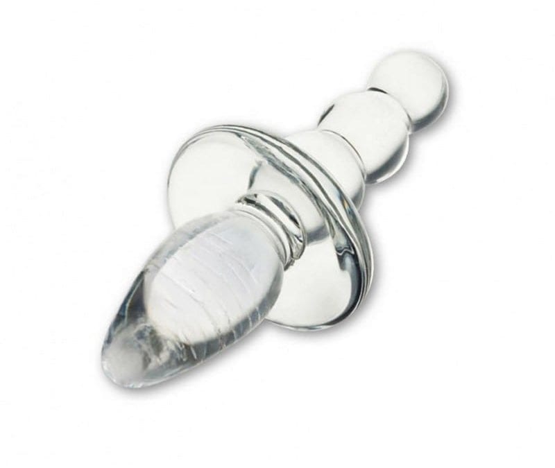 Titus Beaded Glass Butt Plug |  |  $32.00